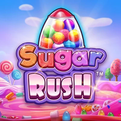 Sugar Rush cluster-pays slot tile in the Quatro Casino game lobby